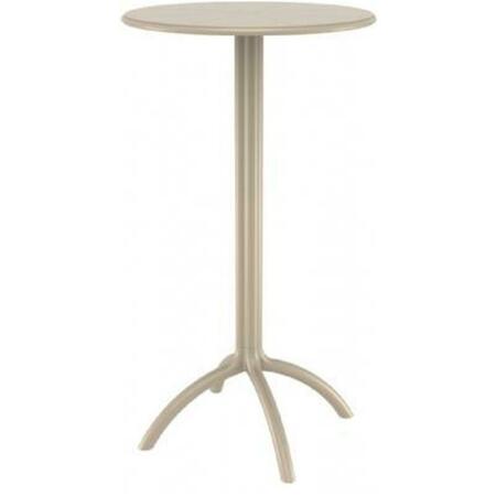 SIESTA Octopus Round Bar Table Dove Gray ISP161-DVR